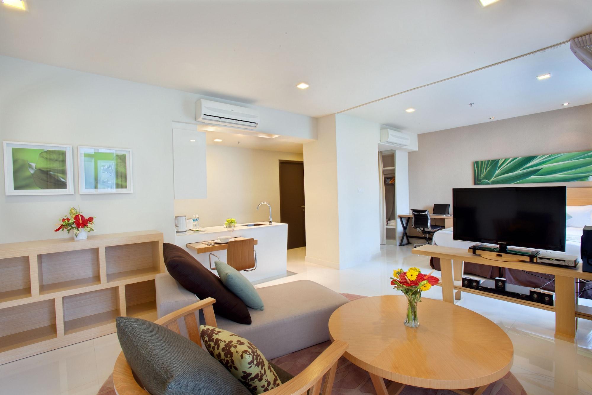 Parkroyal Serviced Suites קואלה לומפור מראה חיצוני תמונה A typical apartment at the park