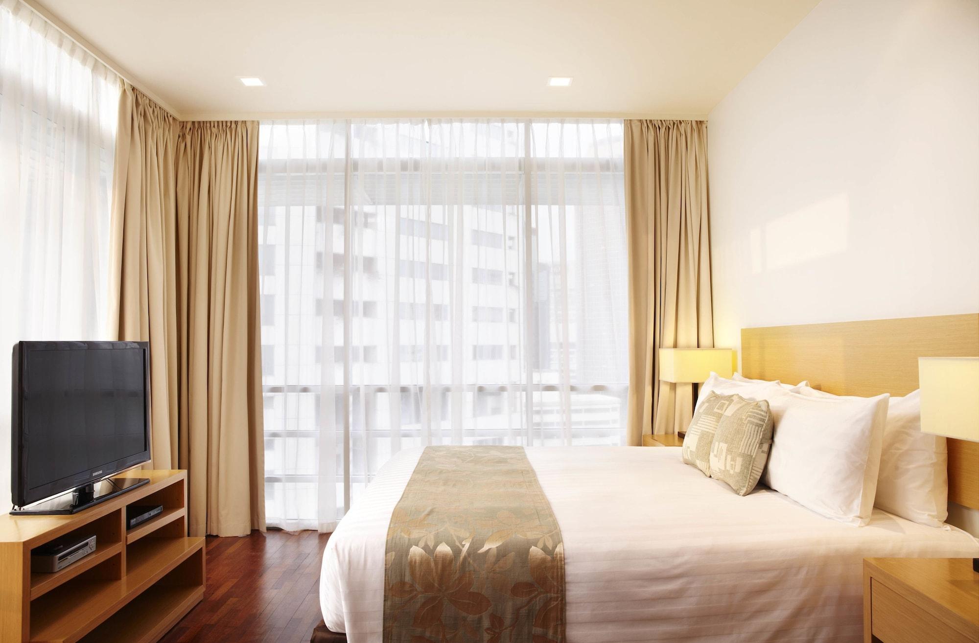 Parkroyal Serviced Suites קואלה לומפור מראה חיצוני תמונה A bedroom at the hotel