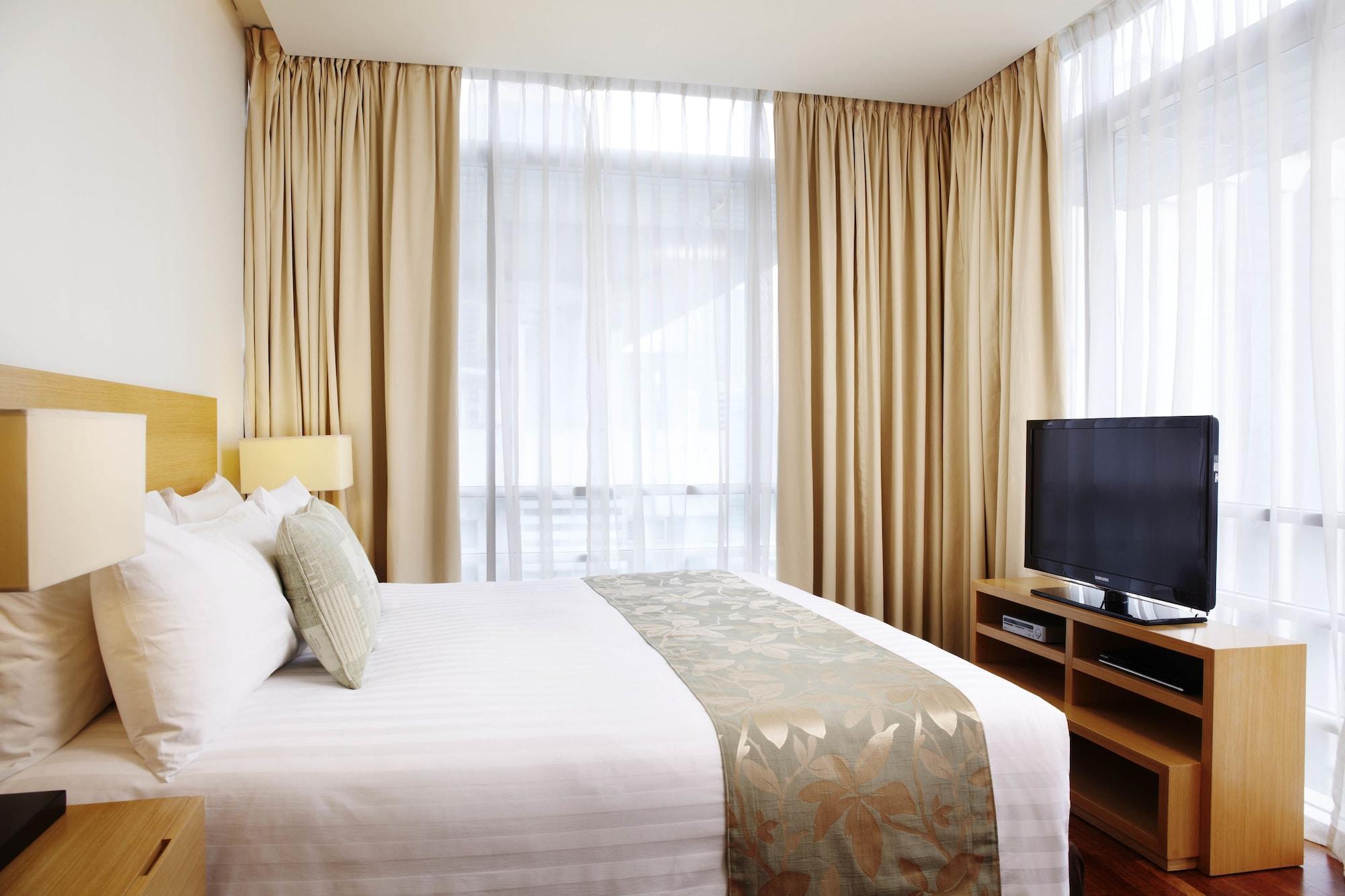 Parkroyal Serviced Suites קואלה לומפור מראה חיצוני תמונה A bedroom at the hotel